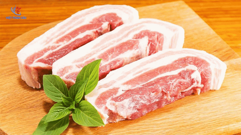 Thịt ba chỉ heo rút xương Nga